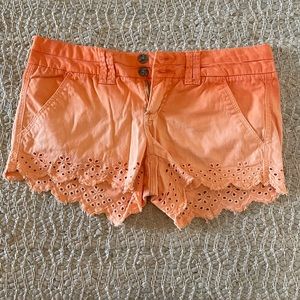 ombré orange BKE shorts